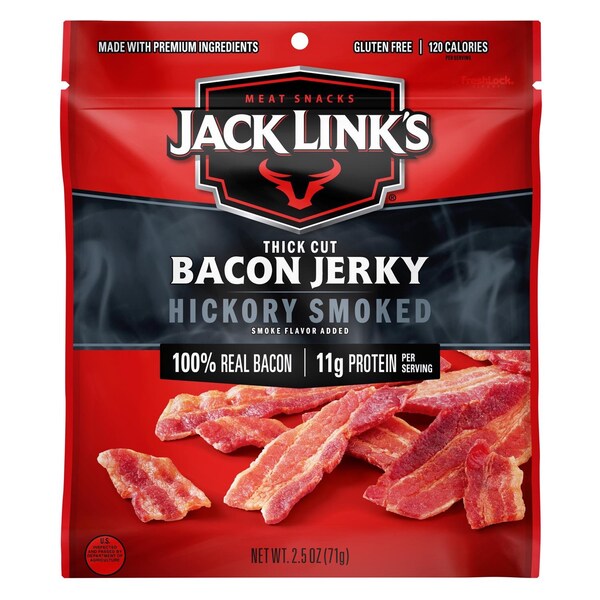 Jack Links Jack Link's Hickory Smoked Bacon Jerky 2.5 oz Pegged - 10000017288