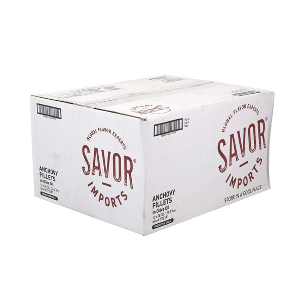Savor Imports Savor Imports Fine Anchovy Fillets 28 oz., PK12 - 572141