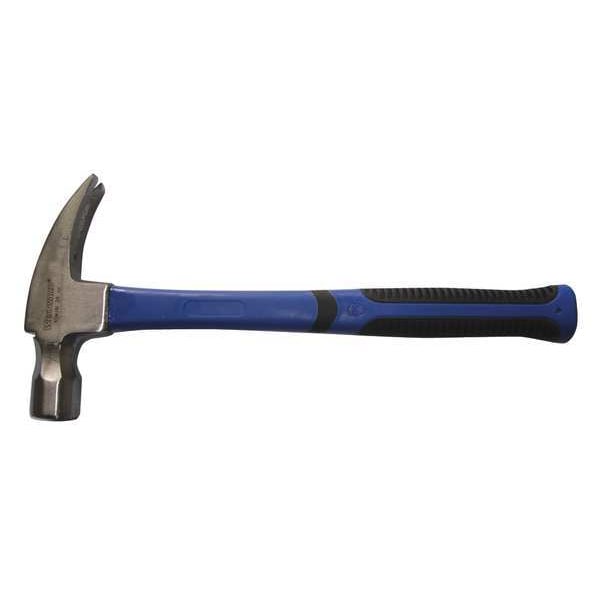 Westward Framing Hammer, Fiberglass, Axe, 22 Oz - 6DWJ2