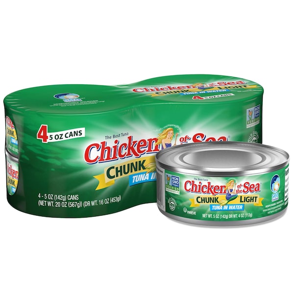 Chicken Of The Sea Chicken Of The Sea Chunk Light Tuna In Water 20 oz., PK6 - 10048000700657