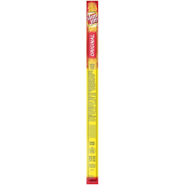 Slim Jim Slim Jim Giant Snack Sticks .97 oz. Sticks, PK144 - 2620011700