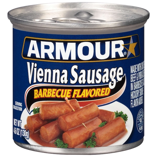 Armour Armour Barbecue Flavored Vienna Sausage 4.6 oz., PK24 - 5410093602