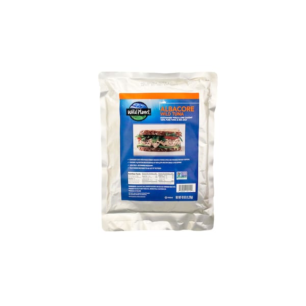 Wild Planet Foods Albacore Tuna With Sea Salt 43 oz., PK6 - 10829696001149