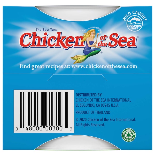 Chicken Of The Sea Chicken Of The Sea Chunk Light Tuna In Water Bowl 2.8 oz. 2 Count, PK8 - 10048000003185