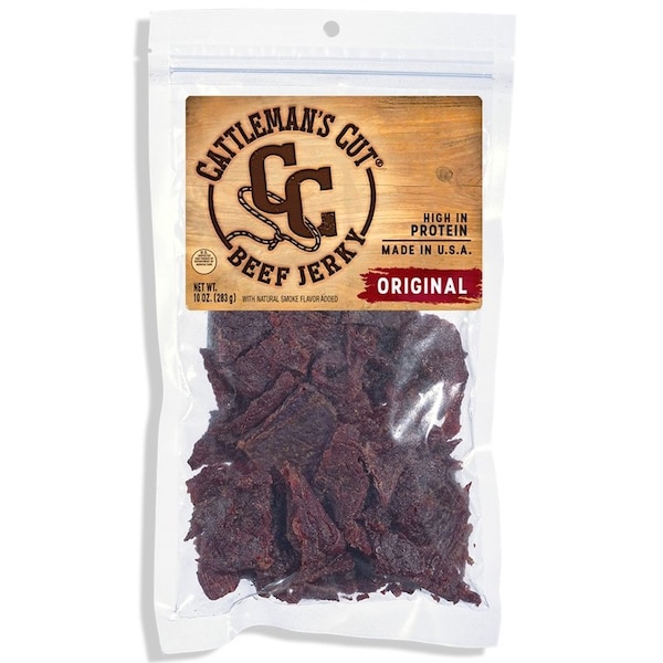 Cattlemans Cattleman's Cut Original Beef Jerky 10 oz Bagged - 121079