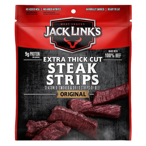 Jack Links Jack Link's Original Beef Strips 2.6 oz Bagged - 10000032509