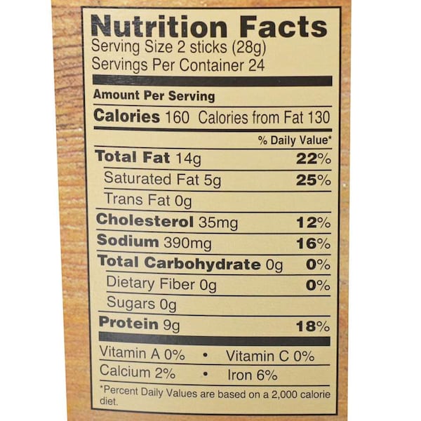 Cattlemans Cattlemen's Double Smoked Sticks 3 oz. Box, PK64 - 53420