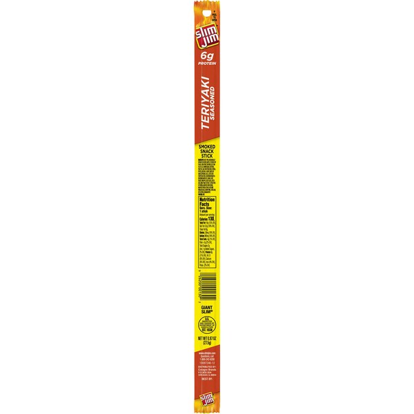 Slim Jim Slim Jim Giant Teriyaki, PK144 - 2620000130