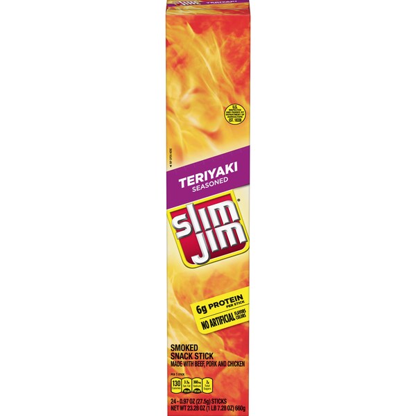 Slim Jim Slim Jim Giant Teriyaki, PK144 - 2620000130