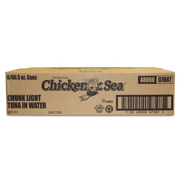 Chicken Of The Sea Chicken Of The Sea Imported Water Light Chunk Tuna 66.5 oz. Can, PK6 - 10048000070873
