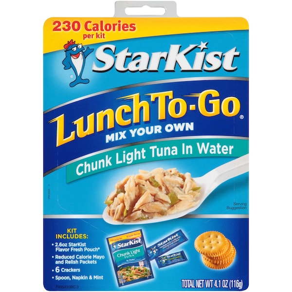 Starkist Starkist Lunch To-Go Chunk Light Tuna In Water 4.1 oz. Pouch, PK12 - 495430