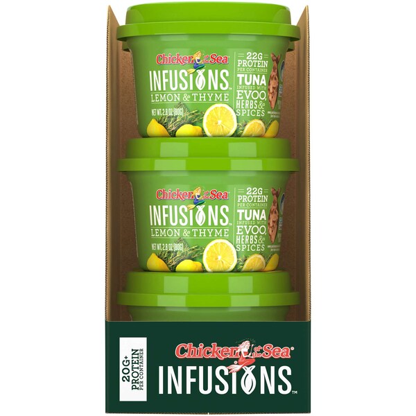 Chicken Of The Sea Chicken Of The Sea Infusions Tuna With Lemon & Thyme 2.8 oz., PK6 - 10048000005516