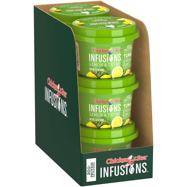 Chicken Of The Sea Chicken Of The Sea Infusions Tuna With Lemon & Thyme 2.8 oz., PK6 - 10048000005516