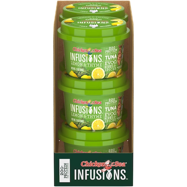 Chicken Of The Sea Chicken Of The Sea Infusions Tuna With Lemon & Thyme 2.8 oz., PK6 - 10048000005516