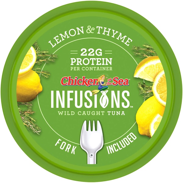 Chicken Of The Sea Chicken Of The Sea Infusions Tuna With Lemon & Thyme 2.8 oz., PK6 - 10048000005516