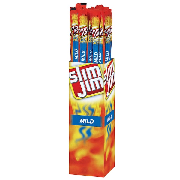 Slim Jim Slim Jim Giant Mild Snack Sticks .97 oz. Sticks, PK144 - 2620011750