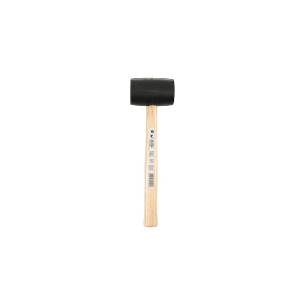 Stanley 16 oz. Rubber Mallet, 2 3/8 in Face Dia., 11 3/4 in L Wood Handle - 51-104