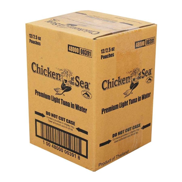Chicken Of The Sea Chicken Of The Sea Lite Skipjack Small Pouch Tuna 2.5 oz., PK12 - 10048000003918