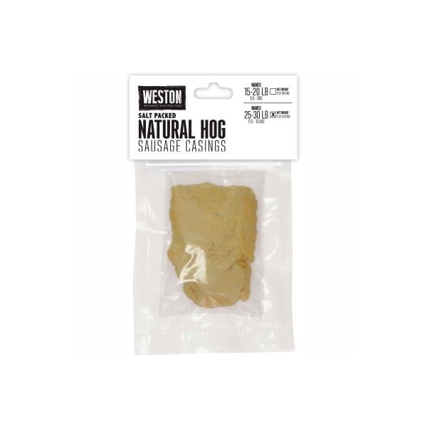 Weston Brands Natural Hog Casing 3 oz for 15-20 lbs - 19-0301-W