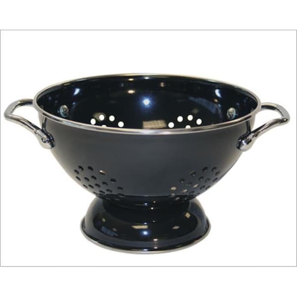 Reston Lloyd Reston Lloyd 08100  1.5 qt Powder Coated Colander  Black - 8100