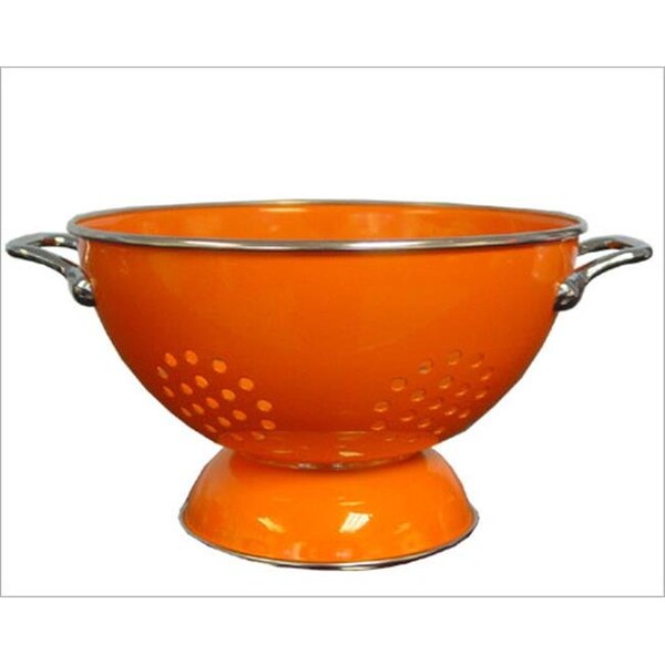 Reston Lloyd Reston Lloyd 88500 5 Qt Colander Powder Coated Colander Orange - 88500