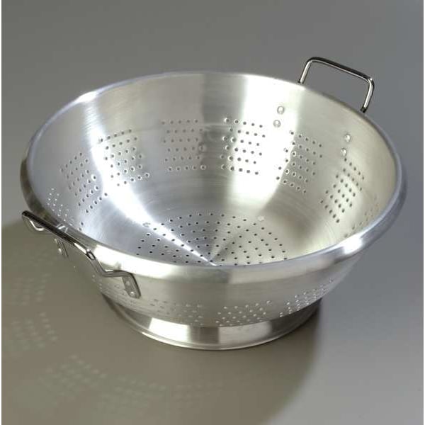 Carlisle Foodservice Colander, Aluminum, 16 qt., PK6 - 60277