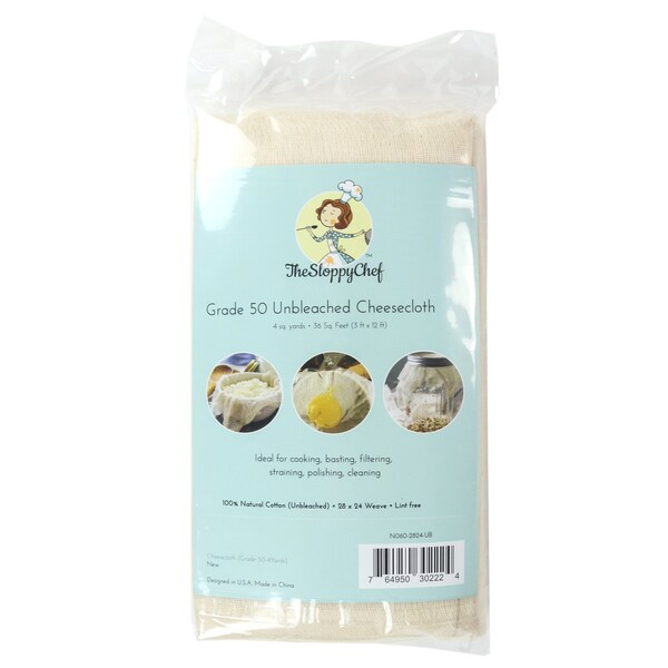 Monarch Brands Cheescloth Bag - Unbleached - Grade 50 - P-N060-2824-UB