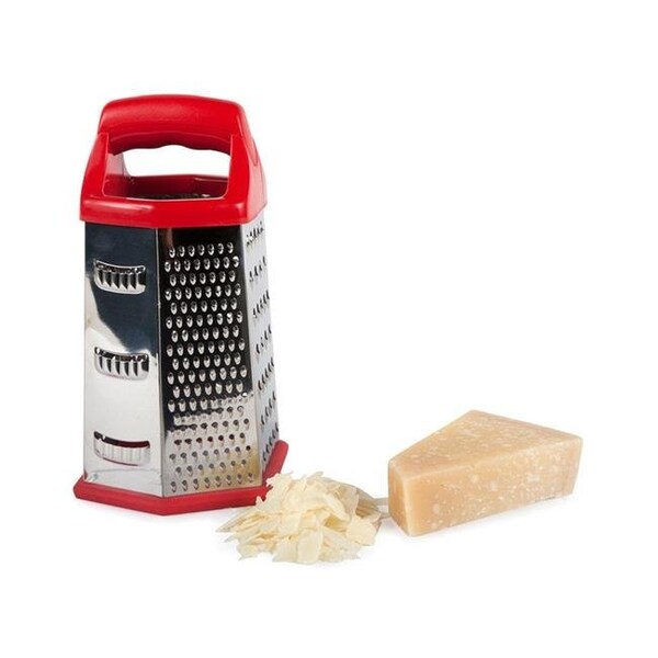 Core Home Core Home 220759 Modern Hex Grater; Red - 220759