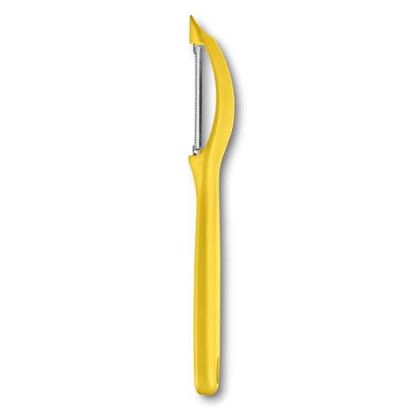 Swiss Army Brands 2024 Kitchen Specialty Knives & Tools Peelers Kitchen Peeler, Serrated Yellow Packaged - VIC-7.6075.8