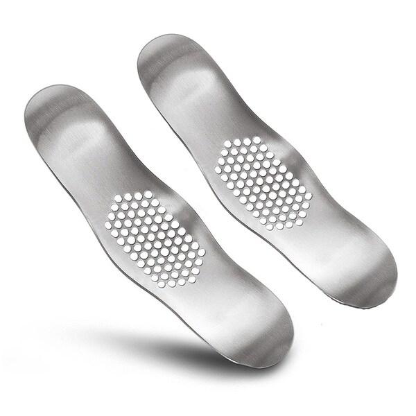 1947Kitchen Stainless Steel Garlic Crusher Press And Peeler With Cleaning Brush 3-Piece Set, 2PK - TI-FARGP-2PK