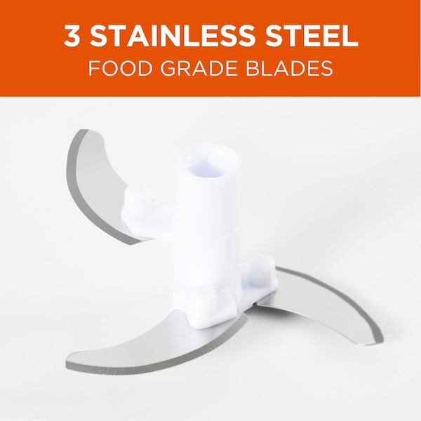 Commercial Chef Mini Food Dicer Slicer Chopper Mincer Shredder, Handheld - CH1501