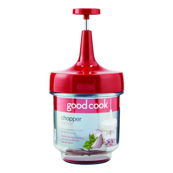 Good Cook Good Cook Red/Clear Plastic Food Chopper - 12101