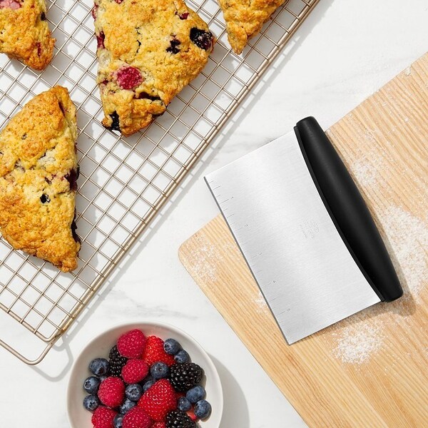 Oxo International Good Grips Scraper and Chopper, Stainless Steel - 73281