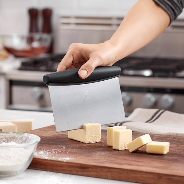 Oxo International Good Grips Scraper and Chopper, Stainless Steel - 73281