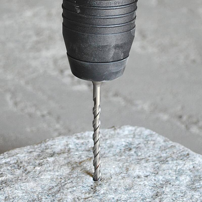Broca de martillo de carburo de tungsteno con punta SDS Plus de 1/2 pulgadas x 8 pulgadas - 47080.