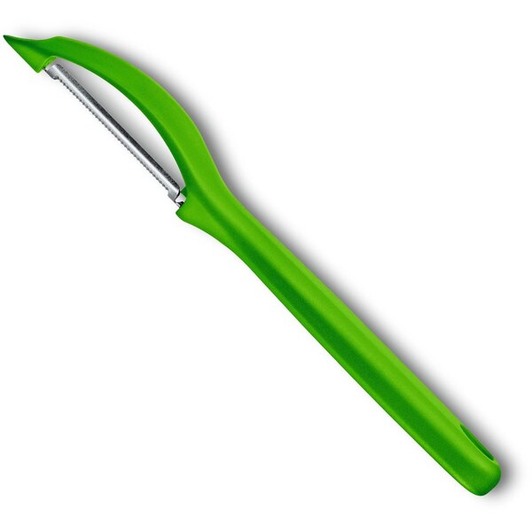 Swiss Army Brands 2024 Kitchen Specialty Knives & Tools Peelers Kitchen Peeler, Serrated Green Packaged - VIC-7.6075.4