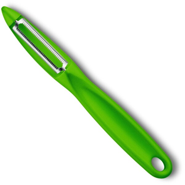 Swiss Army Brands 2024 Kitchen Specialty Knives & Tools Peelers Kitchen Peeler, Serrated Green Packaged - VIC-7.6075.4