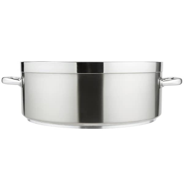 Vollrath Co Vollrath Centurion Brazier/Casserole, 28-1/2 Quart Capacity, 6-3/4 Depth - 3328