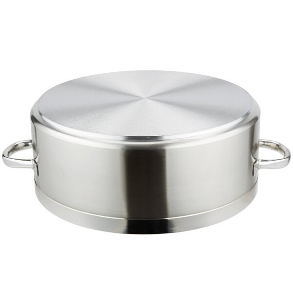 Vollrath Co Vollrath Centurion Brazier/Casserole, 28-1/2 Quart Capacity, 6-3/4 Depth - 3328