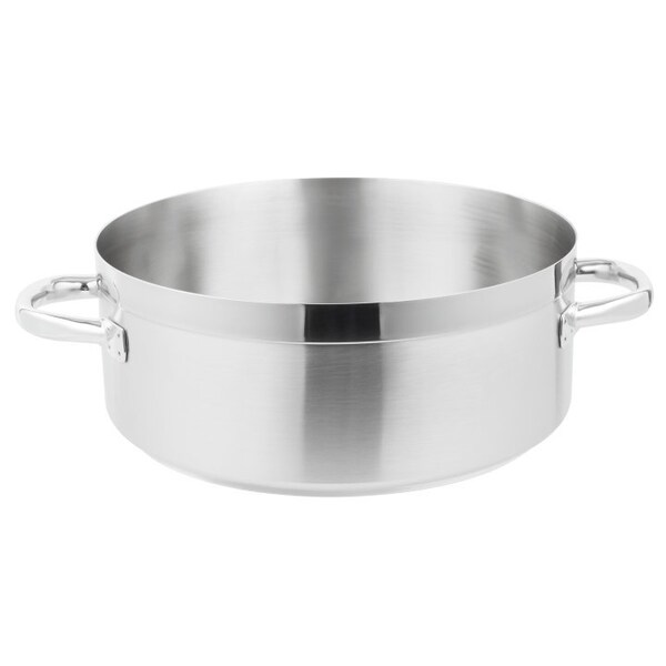 Vollrath Co Vollrath Centurion Brazier/Casserole, 28-1/2 Quart Capacity, 5-1/2 Depth - 3315