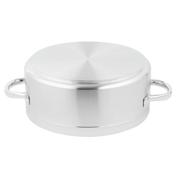 Vollrath Co Vollrath Centurion Brazier/Casserole, 28-1/2 Quart Capacity, 5-1/2 Depth - 3315