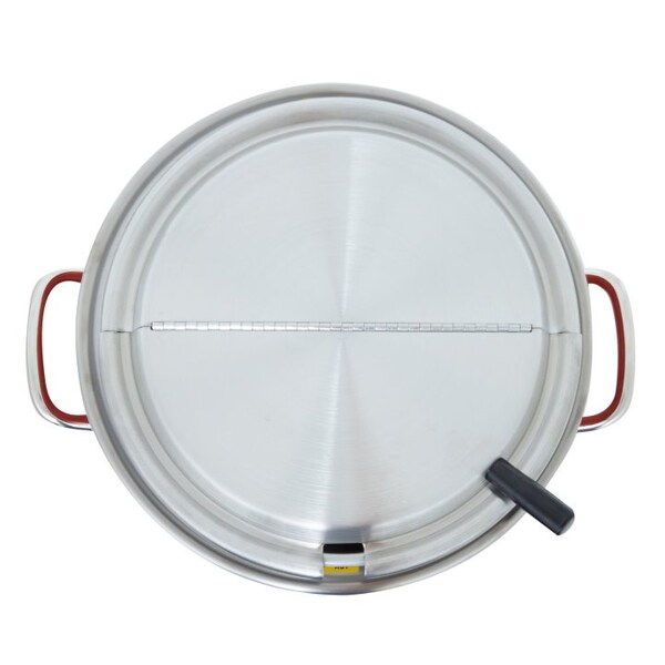 Vollrath Co Vollrath Retro Stock Pot Kettle Rethermalizer, 7 Quart, Fire Engine Red Finish - 7217755
