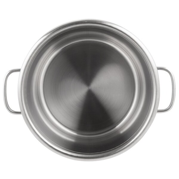 Vollrath Co Vollrath Tri-Ply Stainless Steel Stock Pot, 10 Quart Capacity, 8-1/16 Depth - 77560
