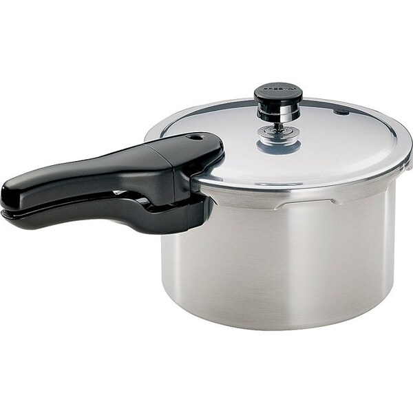 National Presto Presto 01241 Pressure Cooker, 4 qt Capacity, Aluminum - 1241