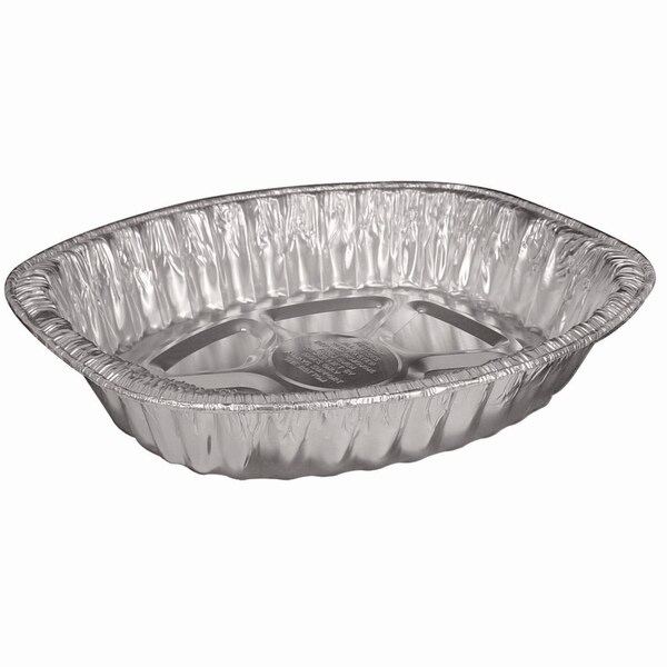Hfa Giant Rack Roaster Pan, 272 oz, 14.43 x 3.12 x 17.68, Silver, 100PK - HFA 32400-100