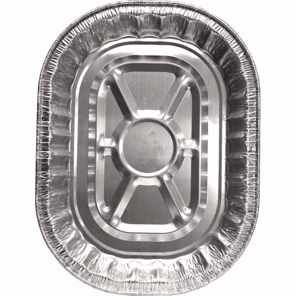 Hfa Giant Rack Roaster Pan, 272 oz, 14.43 x 3.12 x 17.68, Silver, 100PK - HFA 32400-100