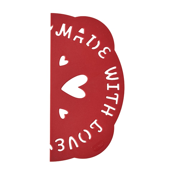Talisman Designs MADE W LOVE PIE CRUST CUTTER - 1566