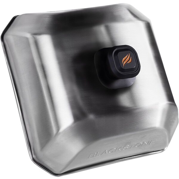 Blackstone 5327 Square Basting Dome, Stainless Steel, Silicone Handle, 10 in OAL - 5555