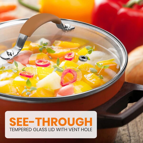 Nutrichef Lid For Nccw14S20S Dutch Oven Pot - PRTNCCW14SDLID