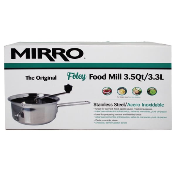 Mirro Mirro 112 oz Silver Stainless Steel Food Mill - 50025